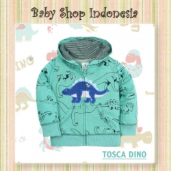 LK188 Jaket Bayi Import Jaket Anak Import Murah Jaket Hoodie Anak Tosca Stegosaurus  large